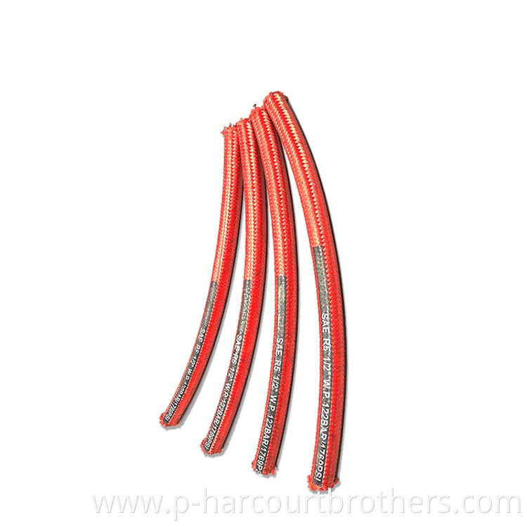 Free Samples Rubber hydraulic Black hose SAE j517 type 100R5